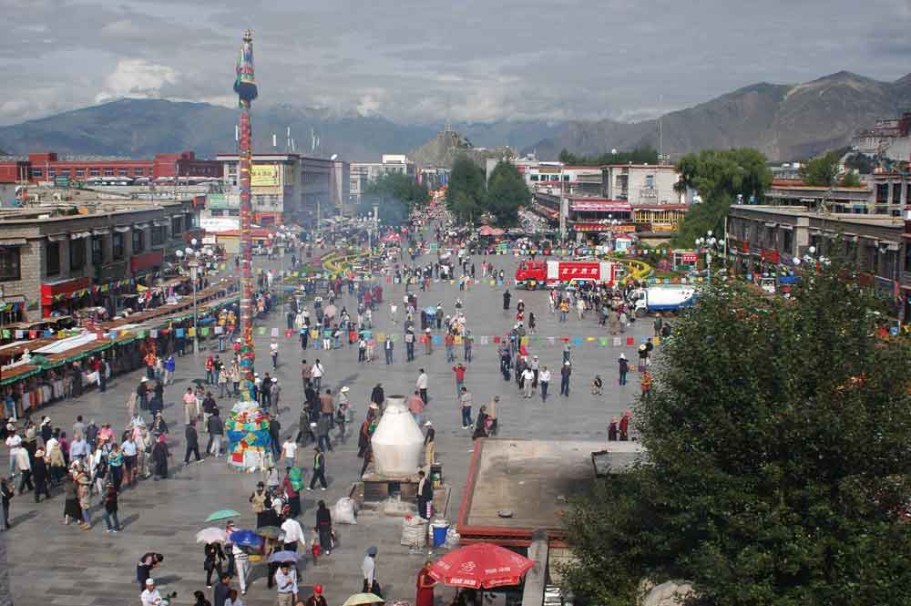 37 - Tibet - Lhasa, mercadillo y plaza de Barkhor